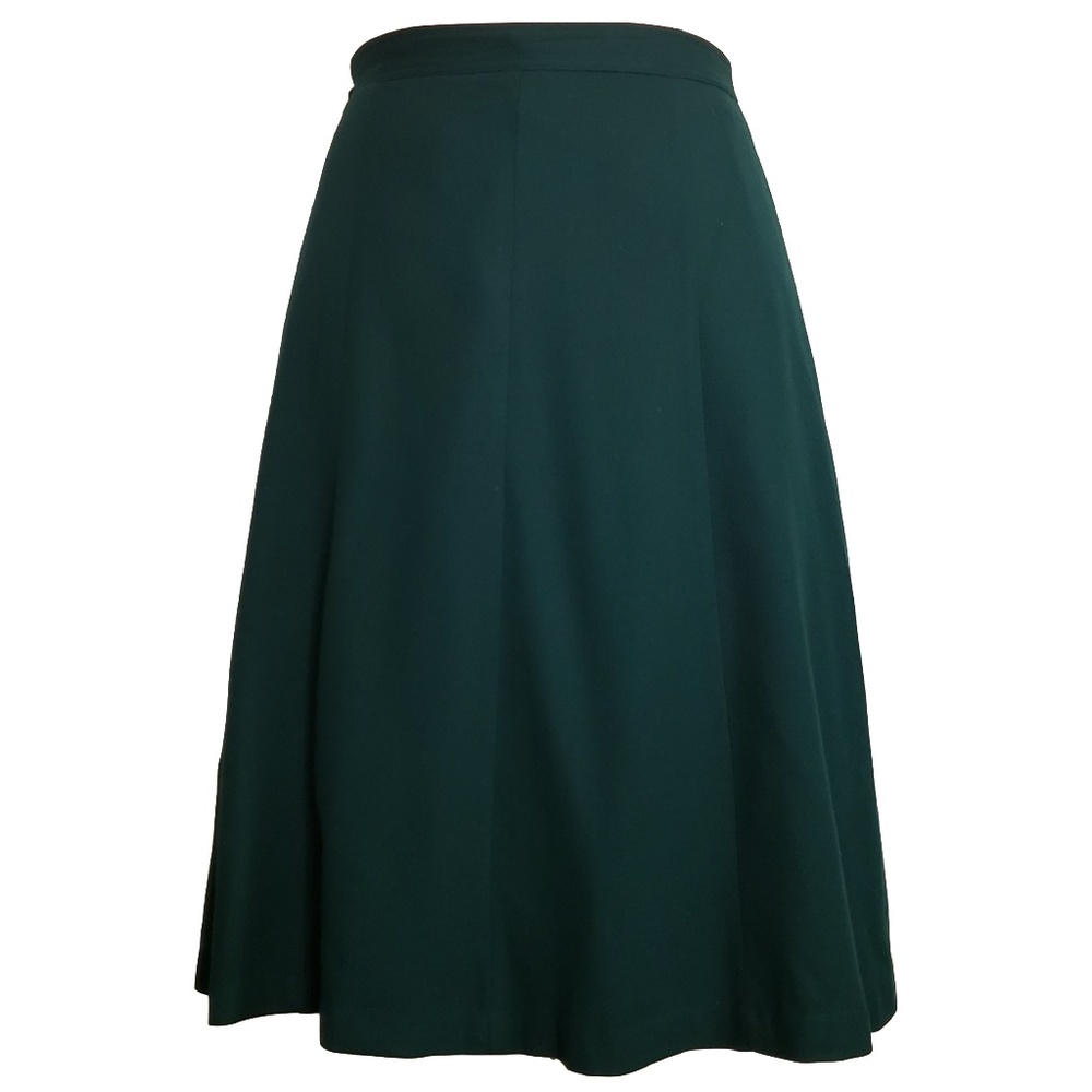 2/$30 ➕ Vintage Wool Green Skirt - Picture 1 of 5